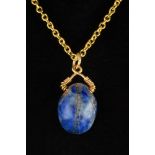 PHOENICIAN LAPIS LAZULI SCARAB PENDANT