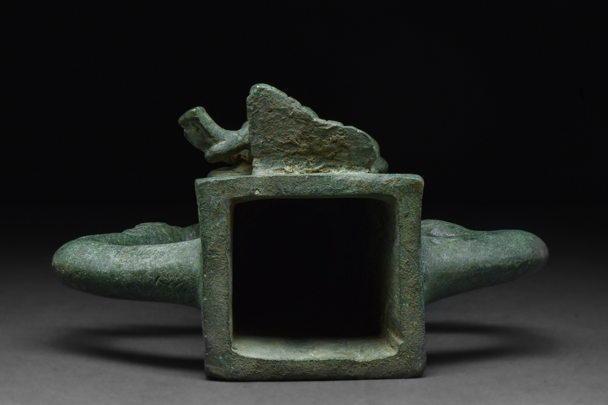 ROMAN BRONZE CHARIOT FITTING WITH BACCHUS - Image 6 of 7