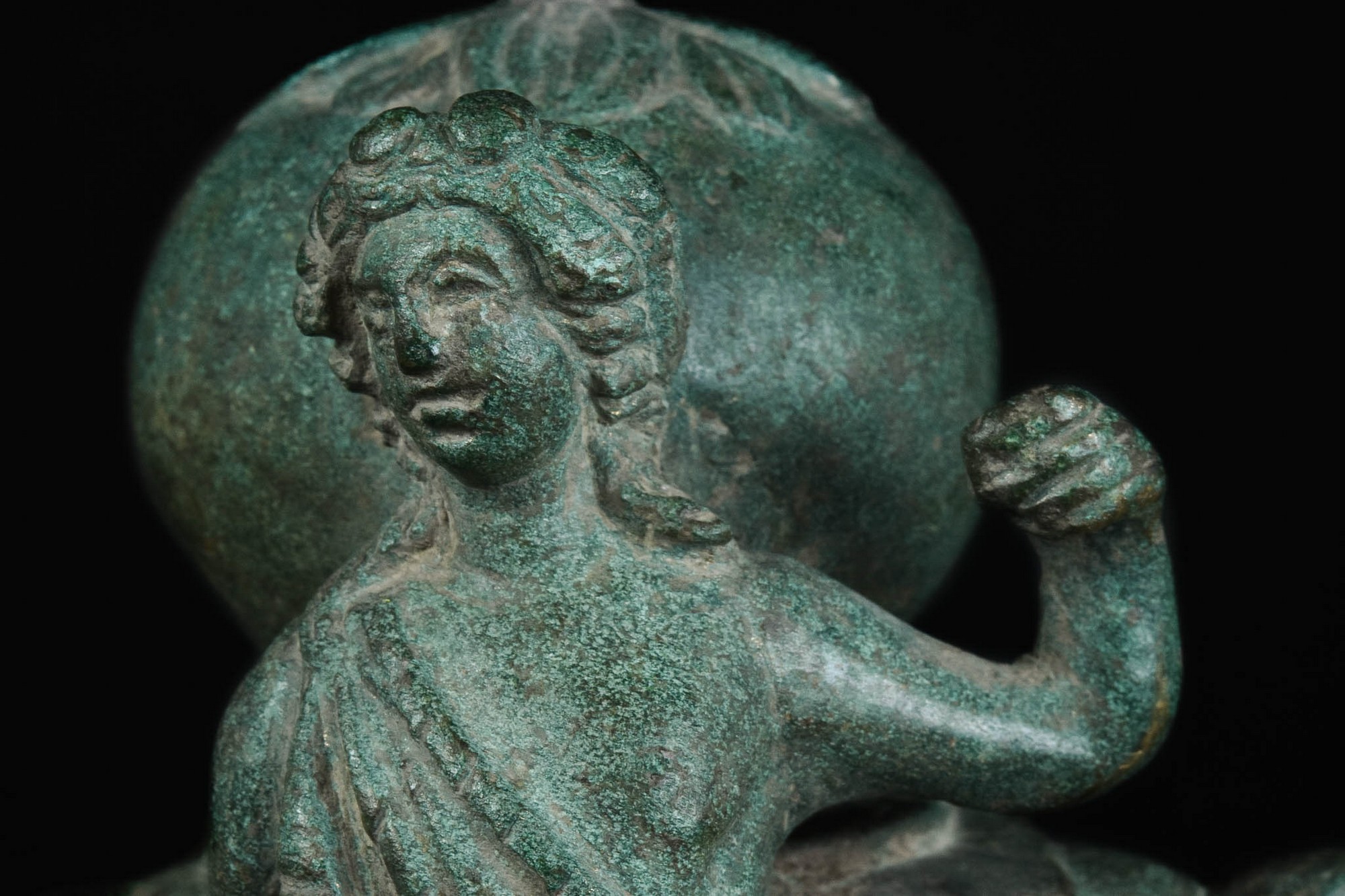 ROMAN BRONZE CHARIOT FITTING WITH BACCHUS - Image 7 of 7