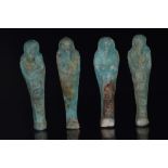 EGYPTIAN FAIENCE USHABTI GROUP