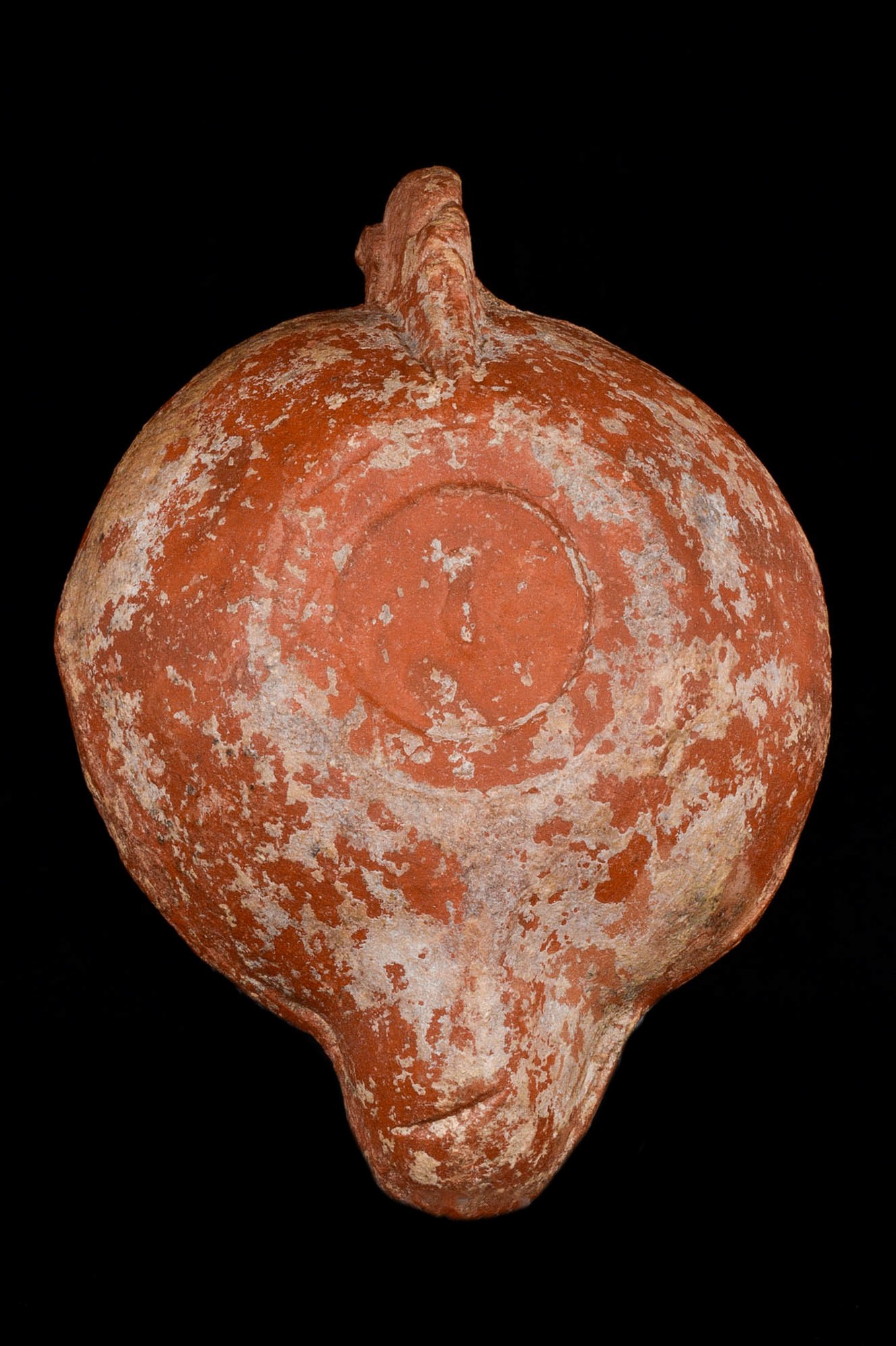 ROMAN OIL LAMP WITH LAUREL WREATHS - Image 2 of 3