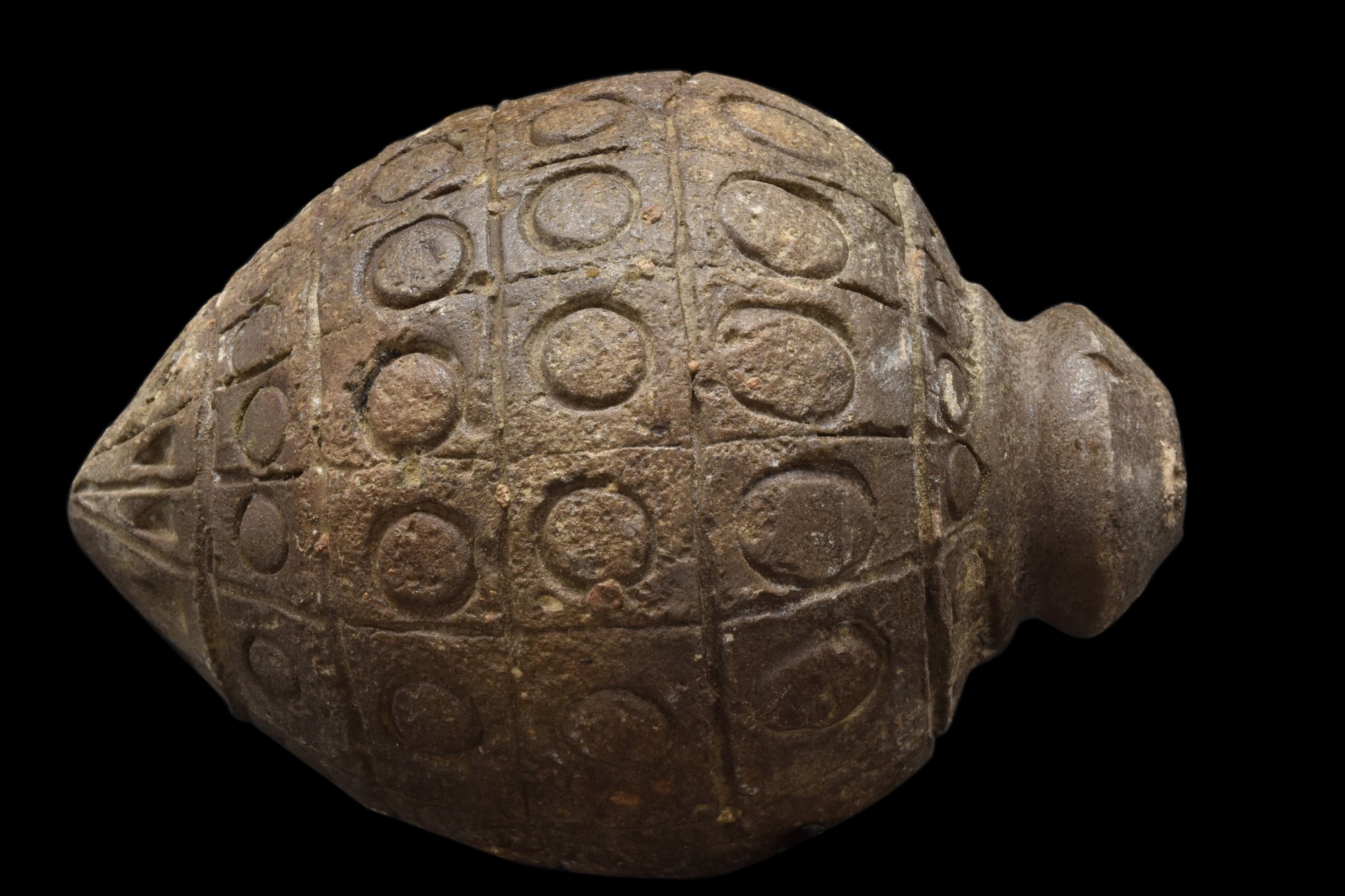 BYZANTINE CERAMIC 'GREEK FIRE' HAND GRENADE