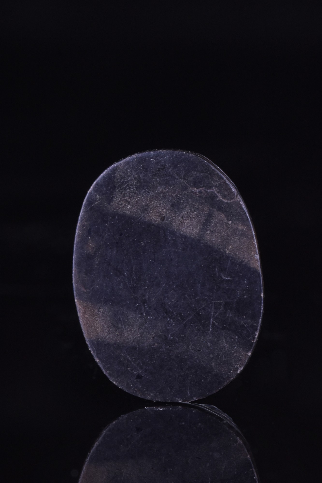 ANCIENT EGYPTIAN BLACK STONE SCARAB - Image 2 of 4