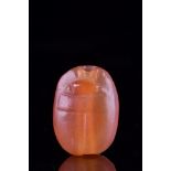 ANCIENT EGYPTIAN CARNELIAN SCARAB