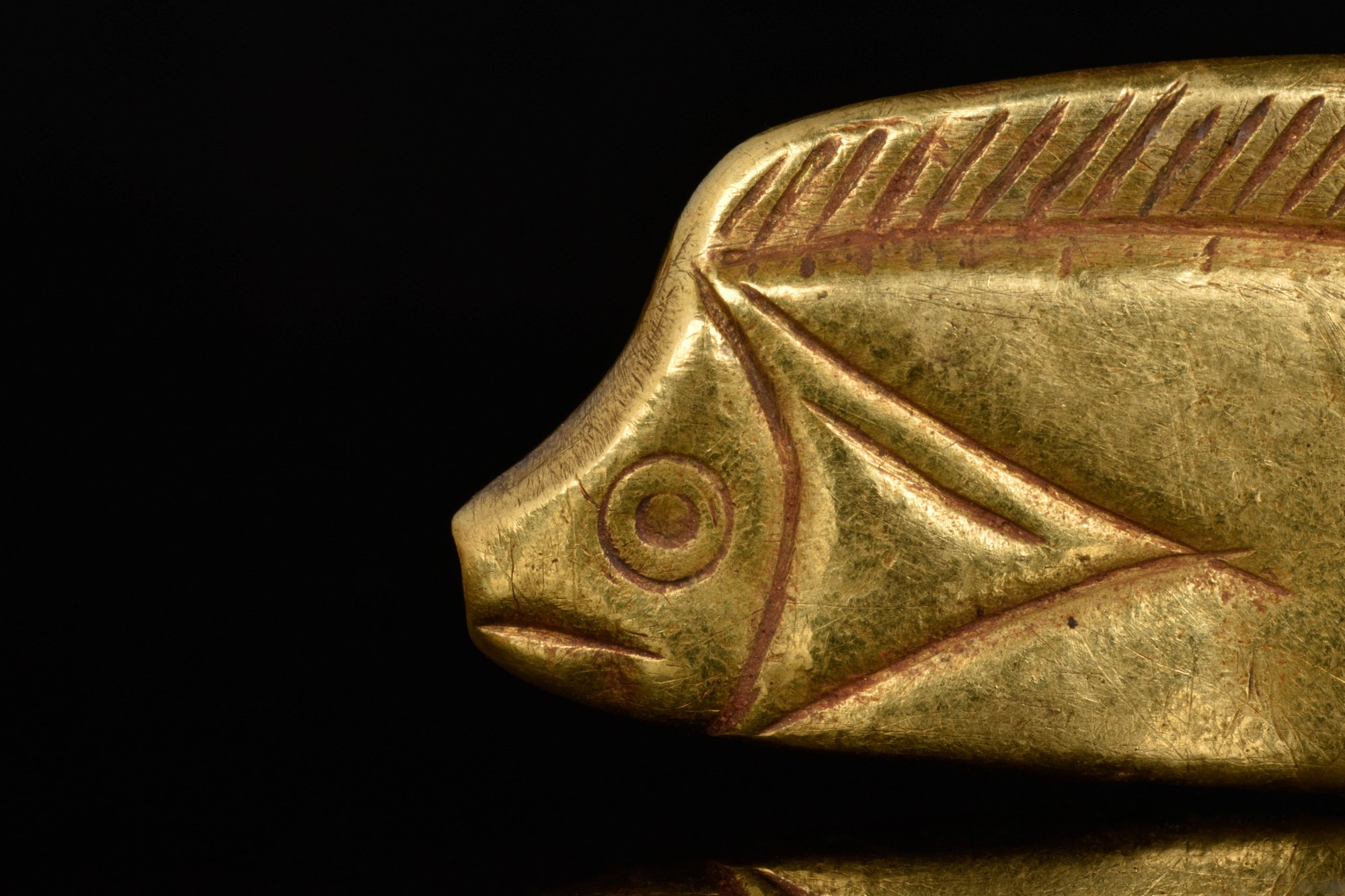 EGYPTIAN GOLD FISH AMULET - Bild 6 aus 7