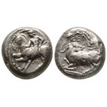 CILICIA.KELENDERIS. CIRCA 380-370 BC. AR STATER