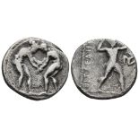 PAMPHYLIA, ASPENDOS, CA. 380-325 BC, AR STATER