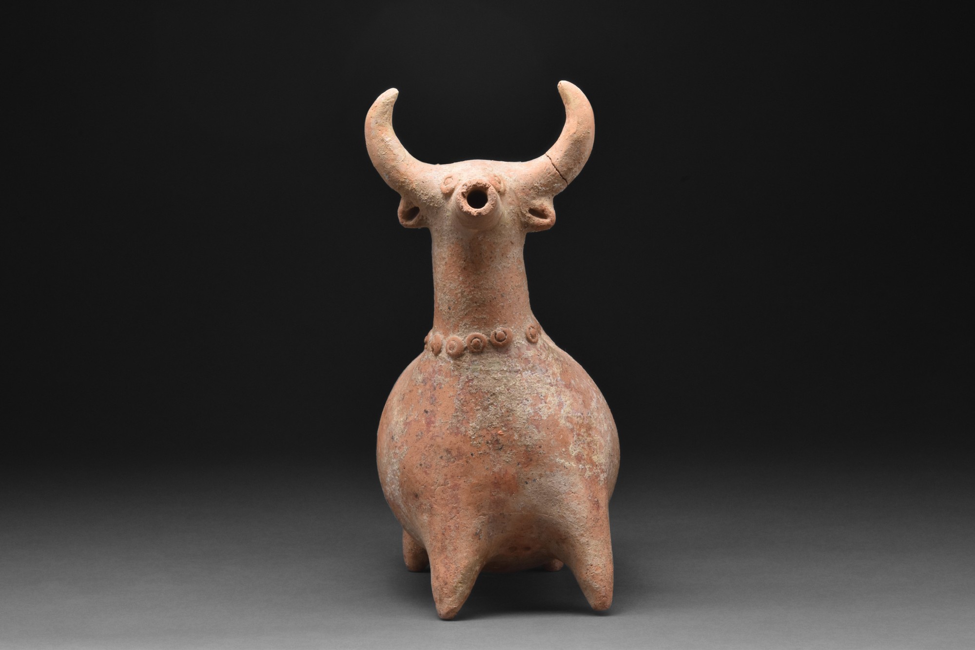 WESTERN ASIATIC TERRACOTTA ZOOMORPHIC VESSEL - Image 3 of 7