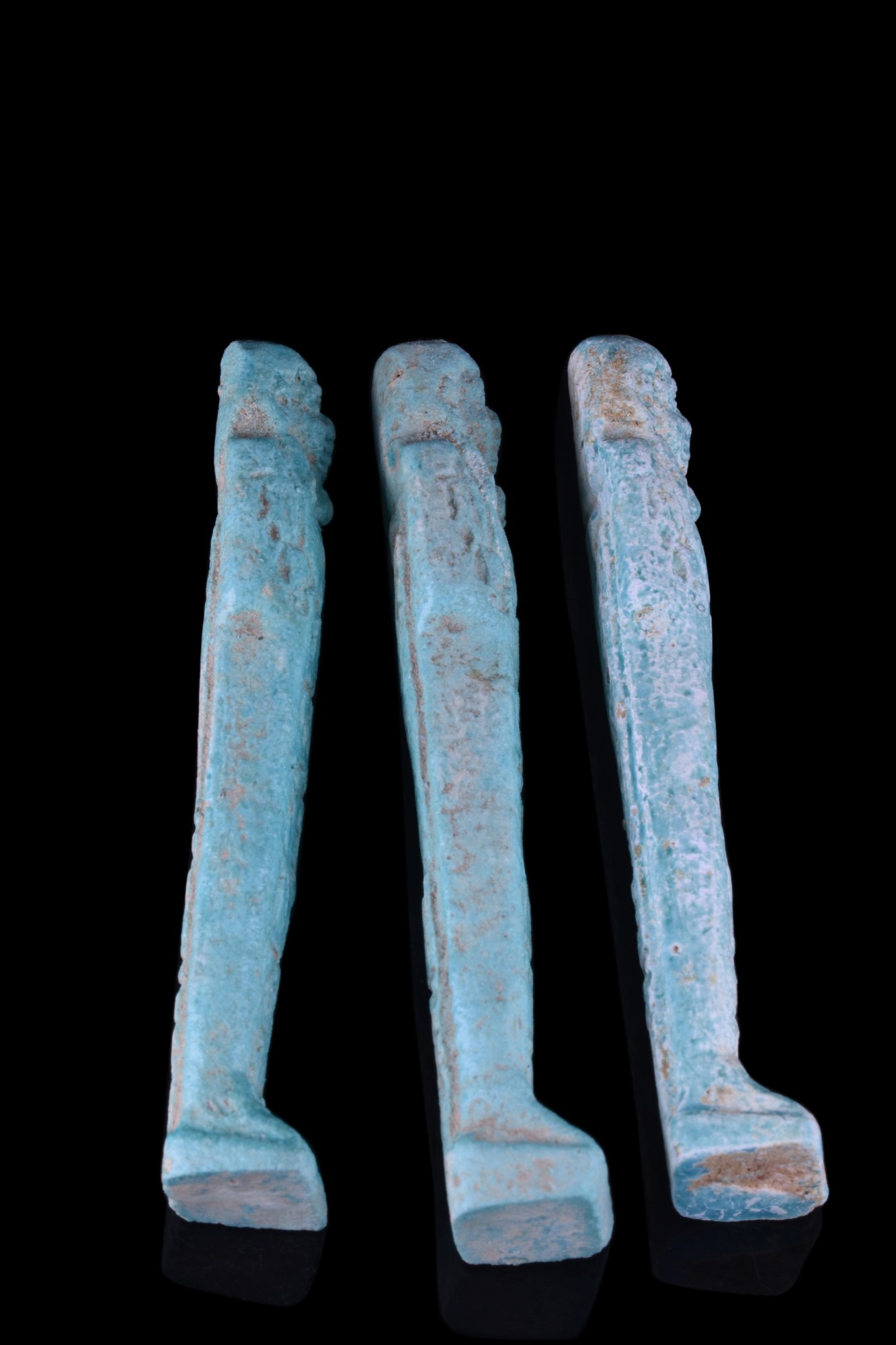 ANCIENT EGYPTIAN FAIENCE USHABTI GROUP - Image 2 of 3