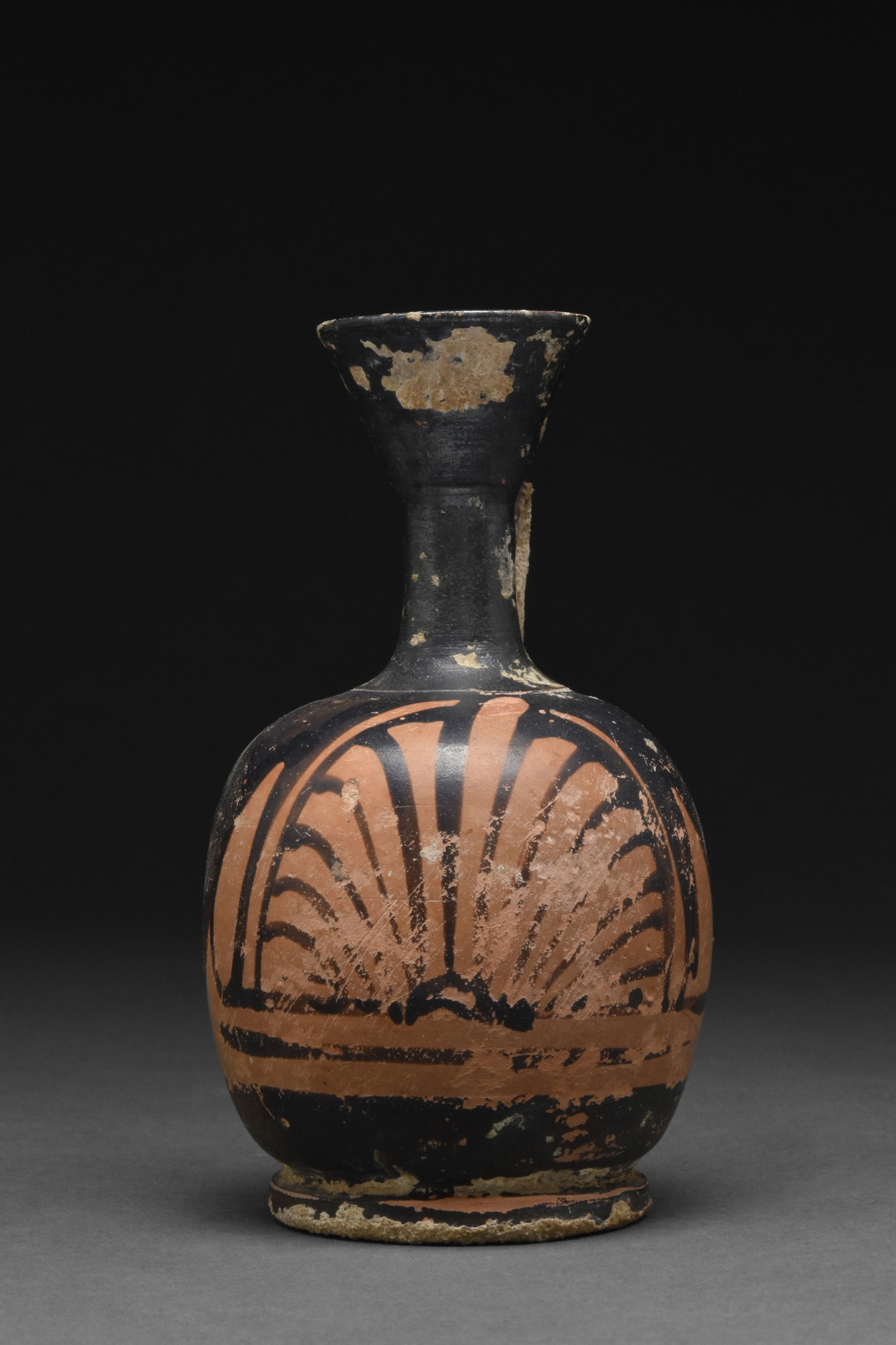 ANCIENT GREEK ATTIC POTTERY SQUAT LEKYTHOS - Image 3 of 5