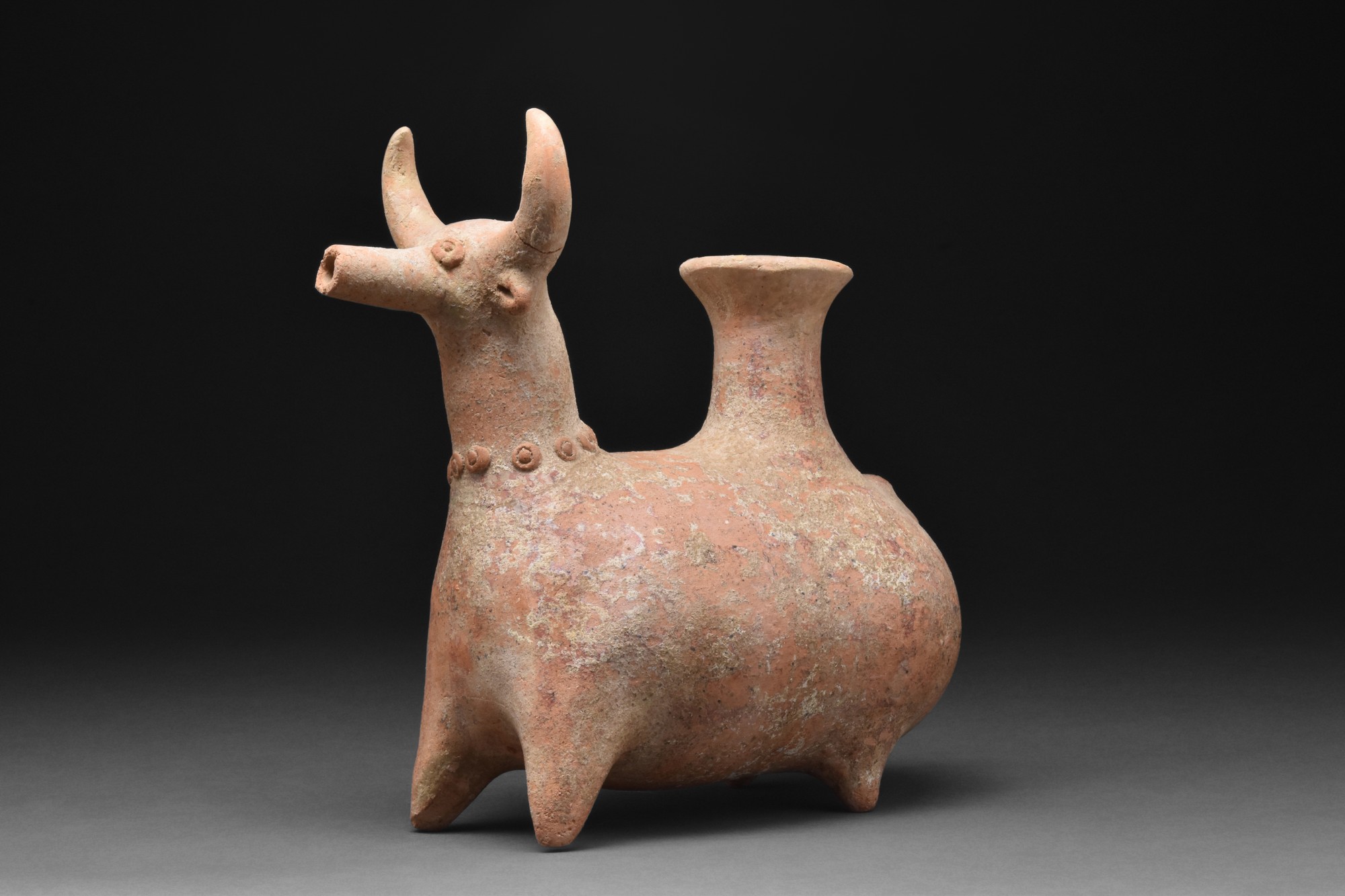 WESTERN ASIATIC TERRACOTTA ZOOMORPHIC VESSEL