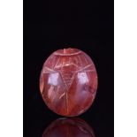 ANCIENT EGYPTIAN CARNELIAN SCARAB