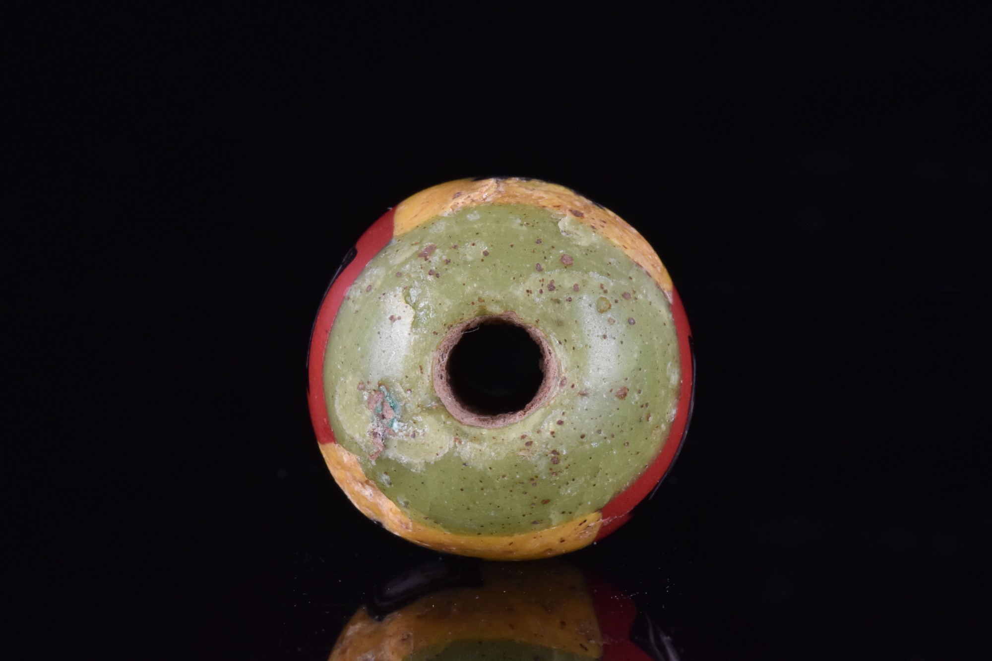 ROMAN MOSAIC GLASS FACE BEAD - Image 4 of 5