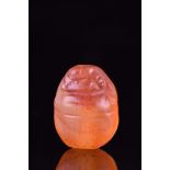 ANCIENT EGYPTIAN CARNELIAN SCARAB