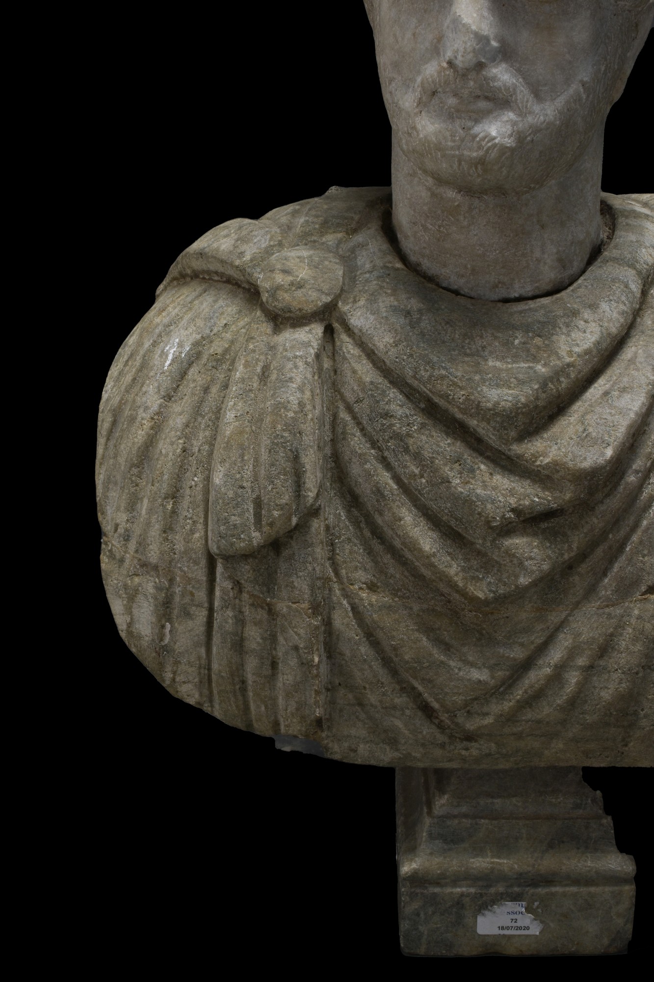 MARBLE BUST OF EMPEROR HADRIAN - Bild 5 aus 5