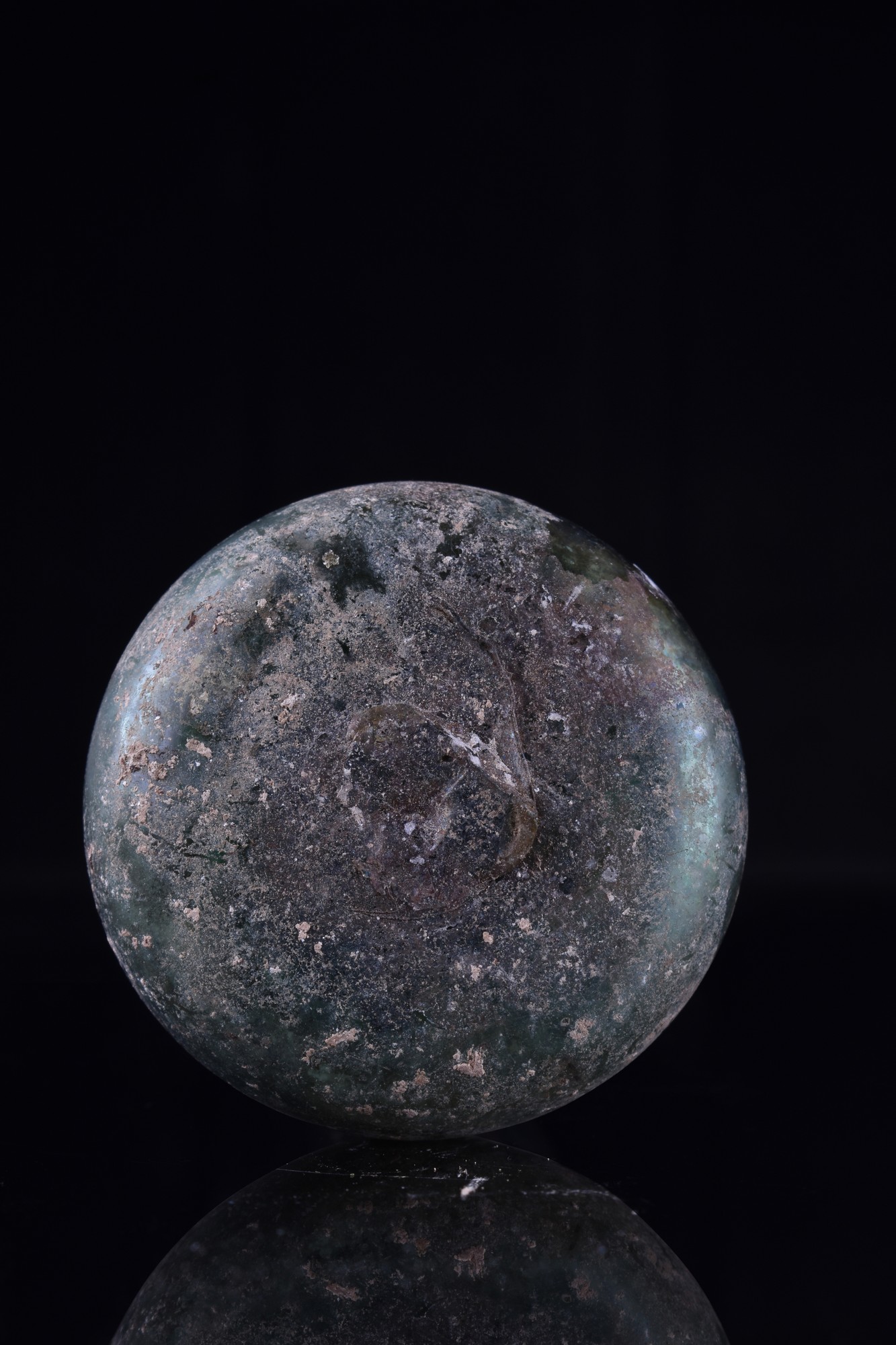 ANCIENT ROMAN GLASS FLASK - Image 4 of 6