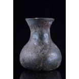 ANCIENT ROMAN GLASS FLASK
