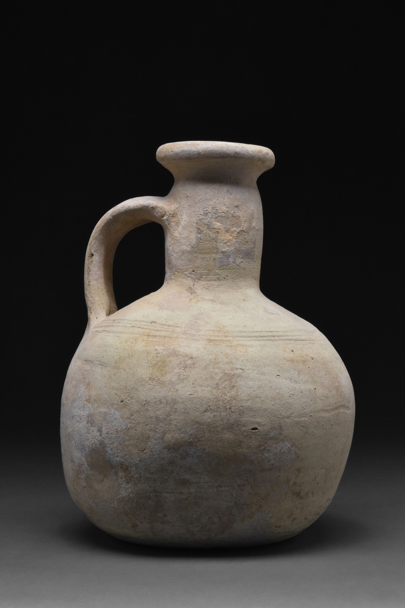 ROMAN TERRACOTTA JUG WITH HANDLE - Image 3 of 6