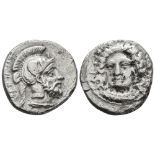 CILICIA, COMMANDER PHARNABAZES CA. 380-374 BC, AR STATER, TARSOS MINT, CA. 378-374 BC