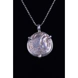 ALEXANDER THE GREAT DRACHM COIN PENDANT