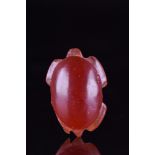 ANCIENT EGYPTIAN CARNELIAN TURTLE AMULET