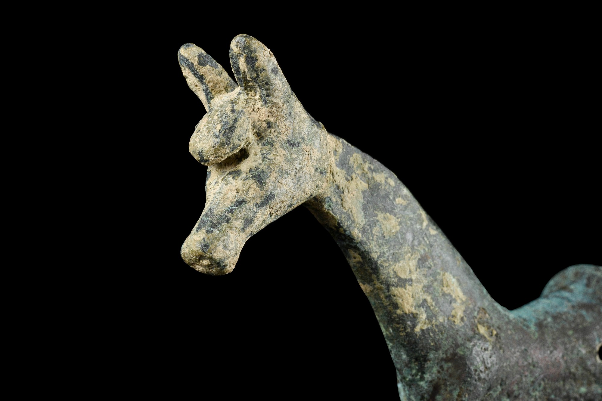 WESTERN ASIATIC BRONZE HORSE PROTOME - Image 4 of 4
