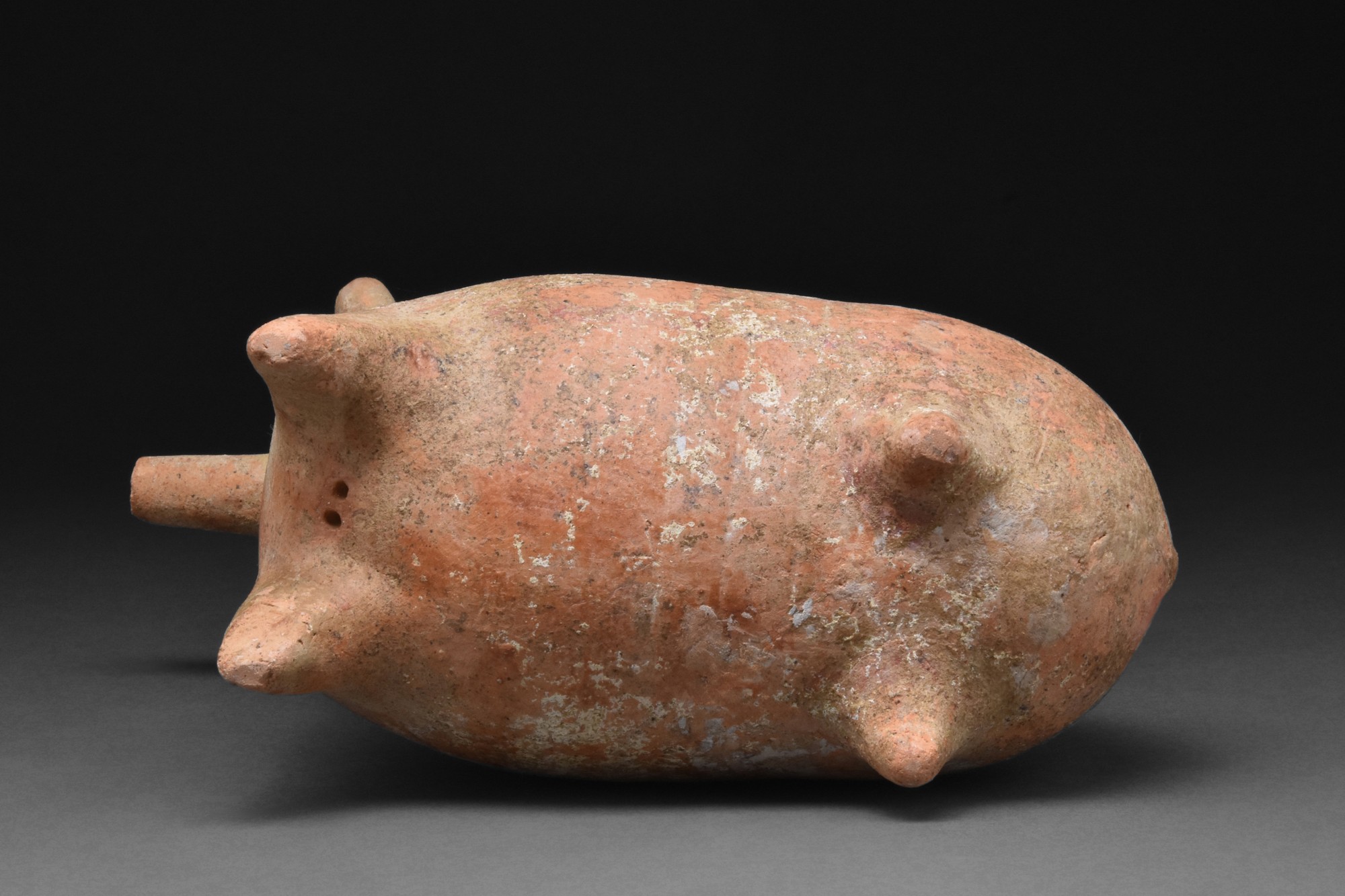 WESTERN ASIATIC TERRACOTTA ZOOMORPHIC VESSEL - Image 6 of 7