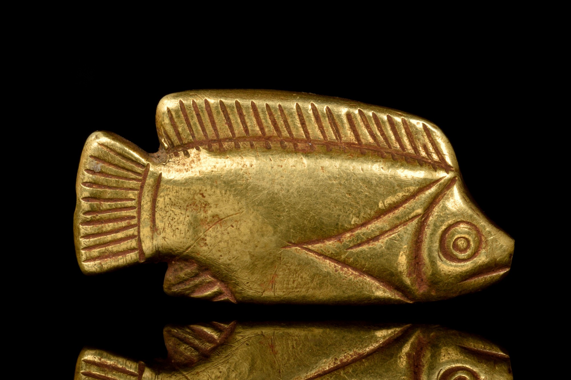 EGYPTIAN GOLD FISH AMULET - Bild 2 aus 7