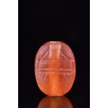 ANCIENT EGYPTIAN CARNELIAN SCARAB