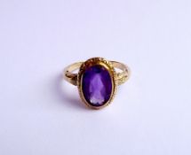 Ring mit Amethyst