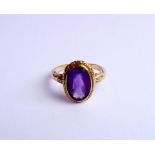 Ring mit Amethyst