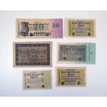 Sammlung Reichsbanknoten und Notgeld