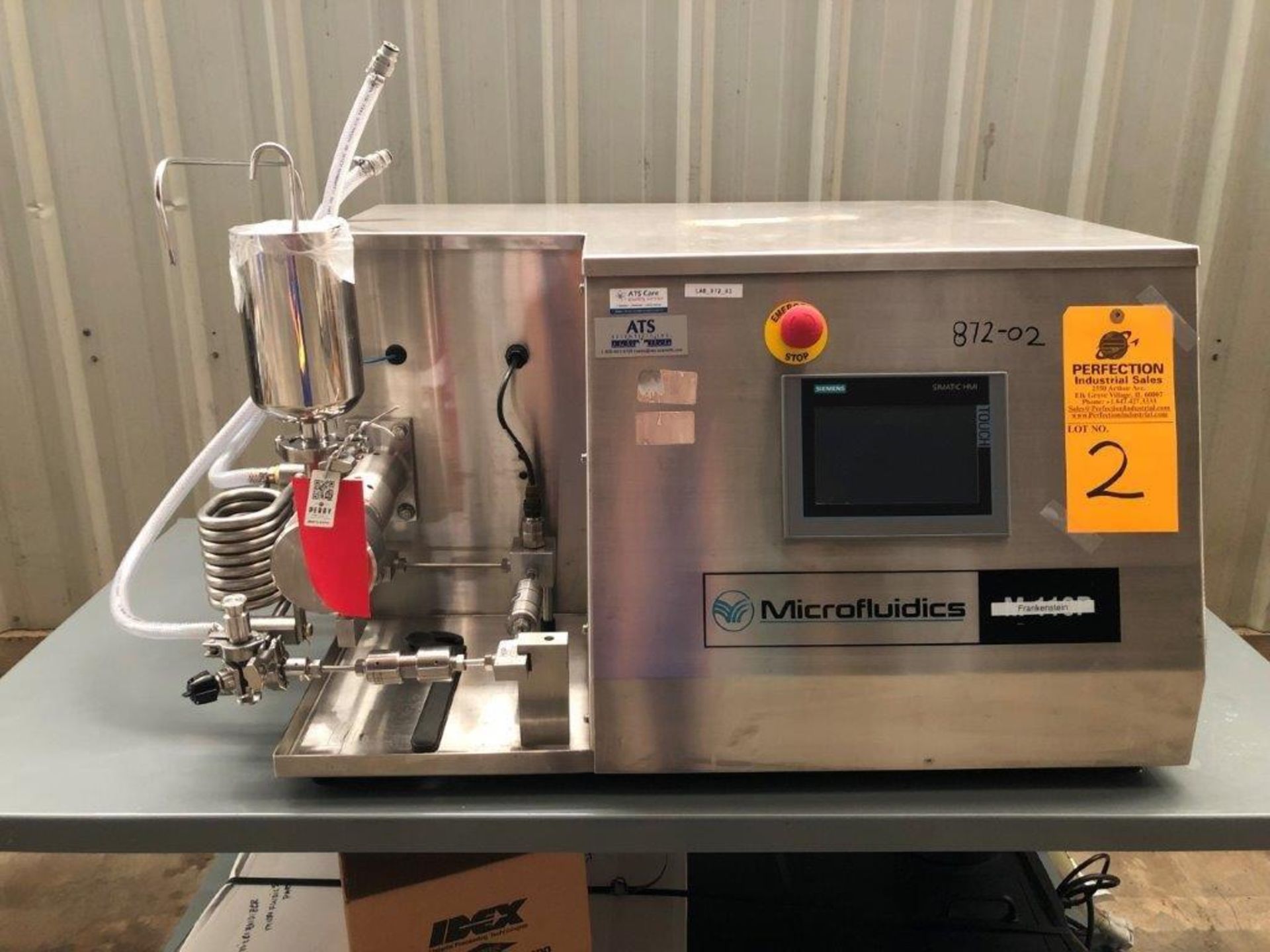 2019 Microfluidics M110P Microfluidizer High Shear Fluid Processor, s/n M110P-3089, w/ 30,000 psi, - Image 2 of 6