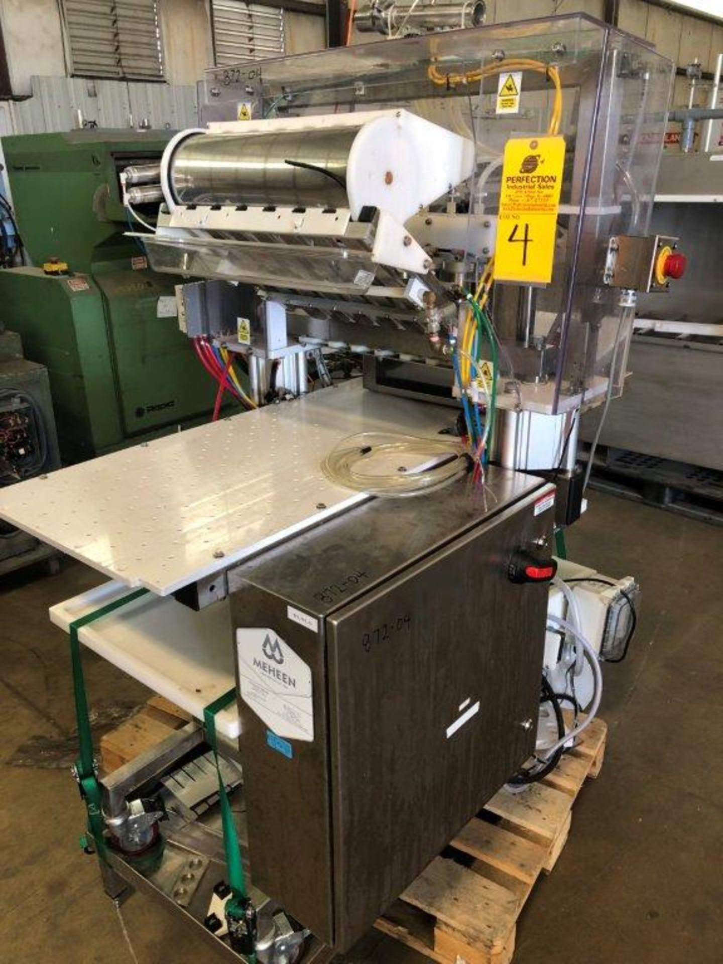 2019 Meheen M6-CE 6 Head 36 Bottle Liquid Bottle Filler, s/n WGM-012, w/ 36 Bottle per Minute @ 2.1" - Image 3 of 7