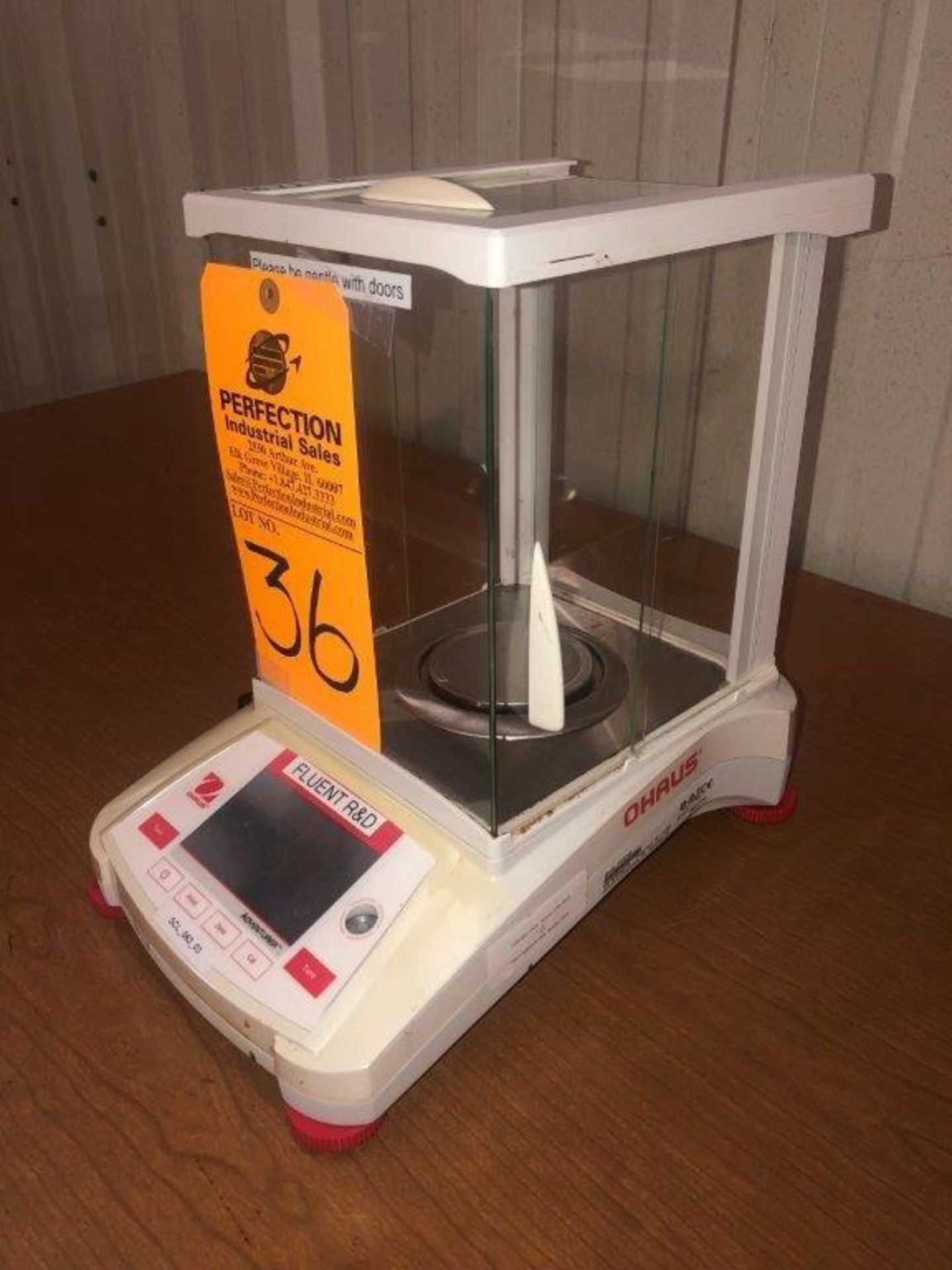 Ohaus ADVENTURER AX224N Laboratory Scale s/n B846782778124 - Image 3 of 4