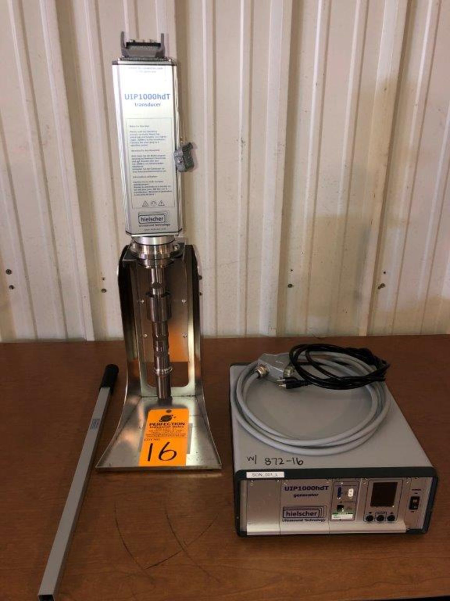 Hielscher Industrial UIP1000hdt Ultrasonic Processor