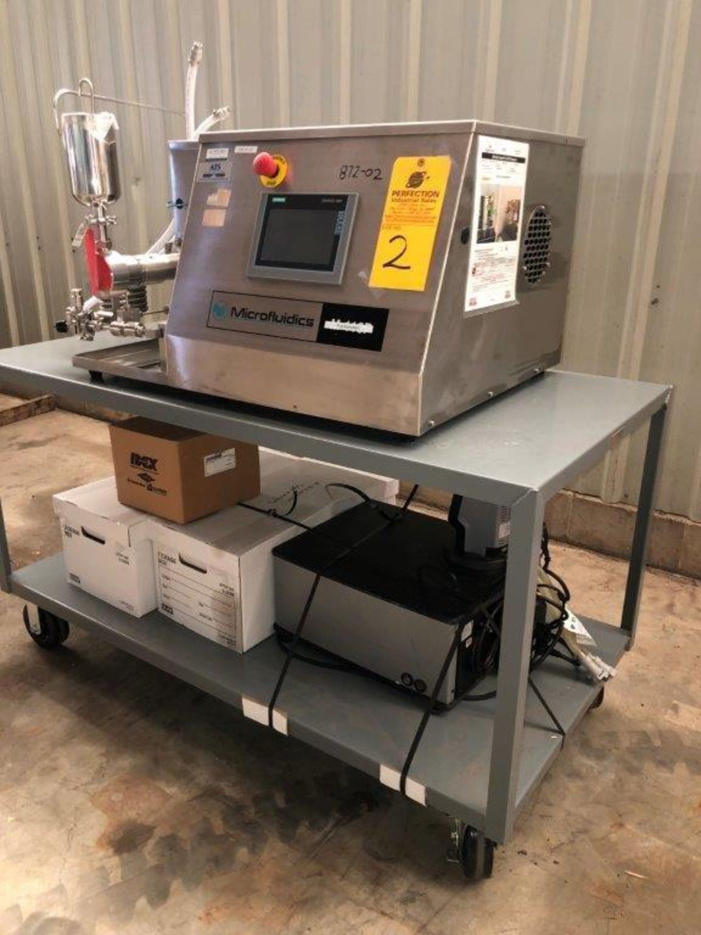 2019 Microfluidics M110P Microfluidizer High Shear Fluid Processor, s/n M110P-3089, w/ 30,000 psi, - Image 4 of 6