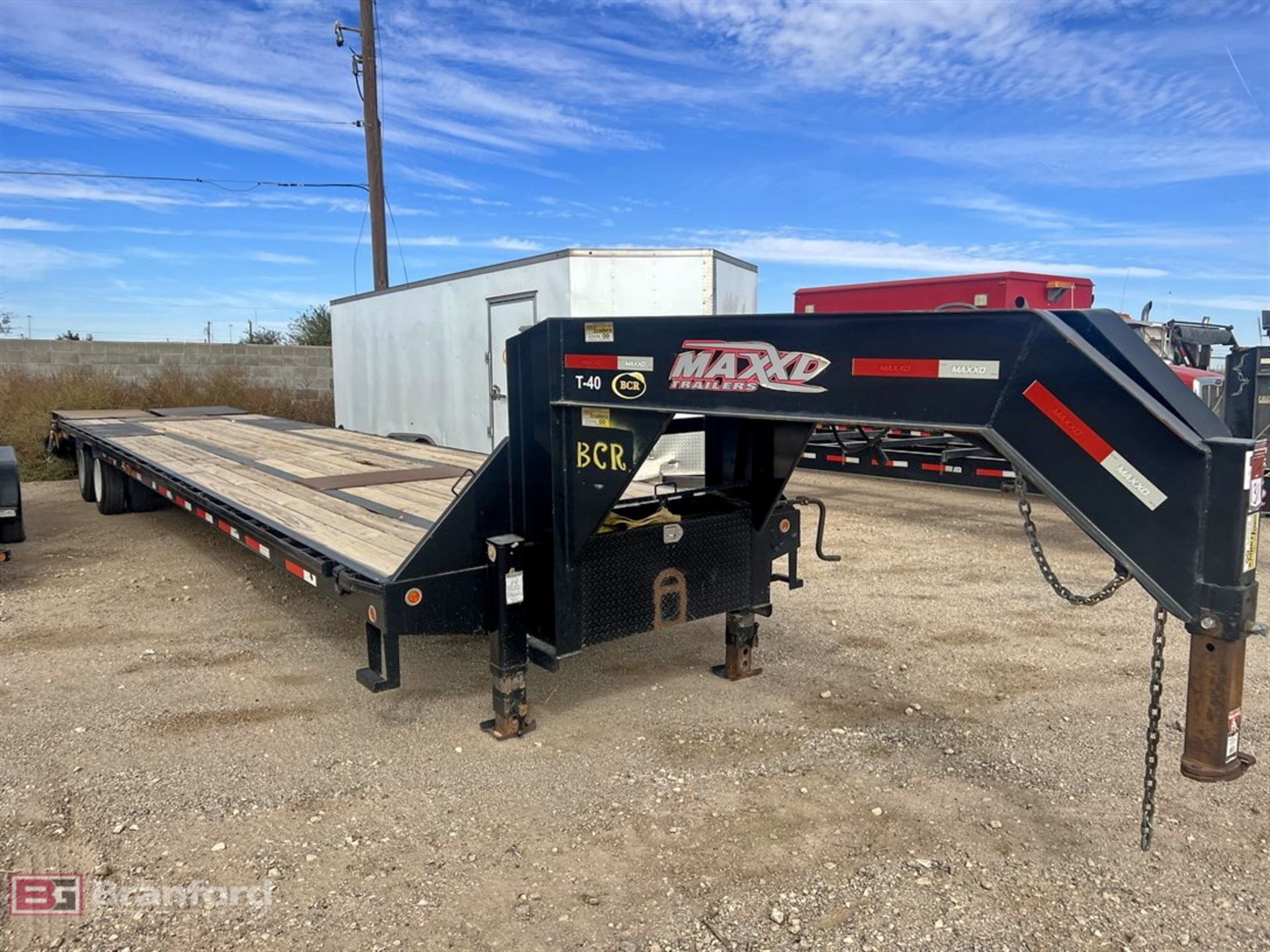 2018 Maxxd gooseneck flatbed trailer - Image 3 of 11