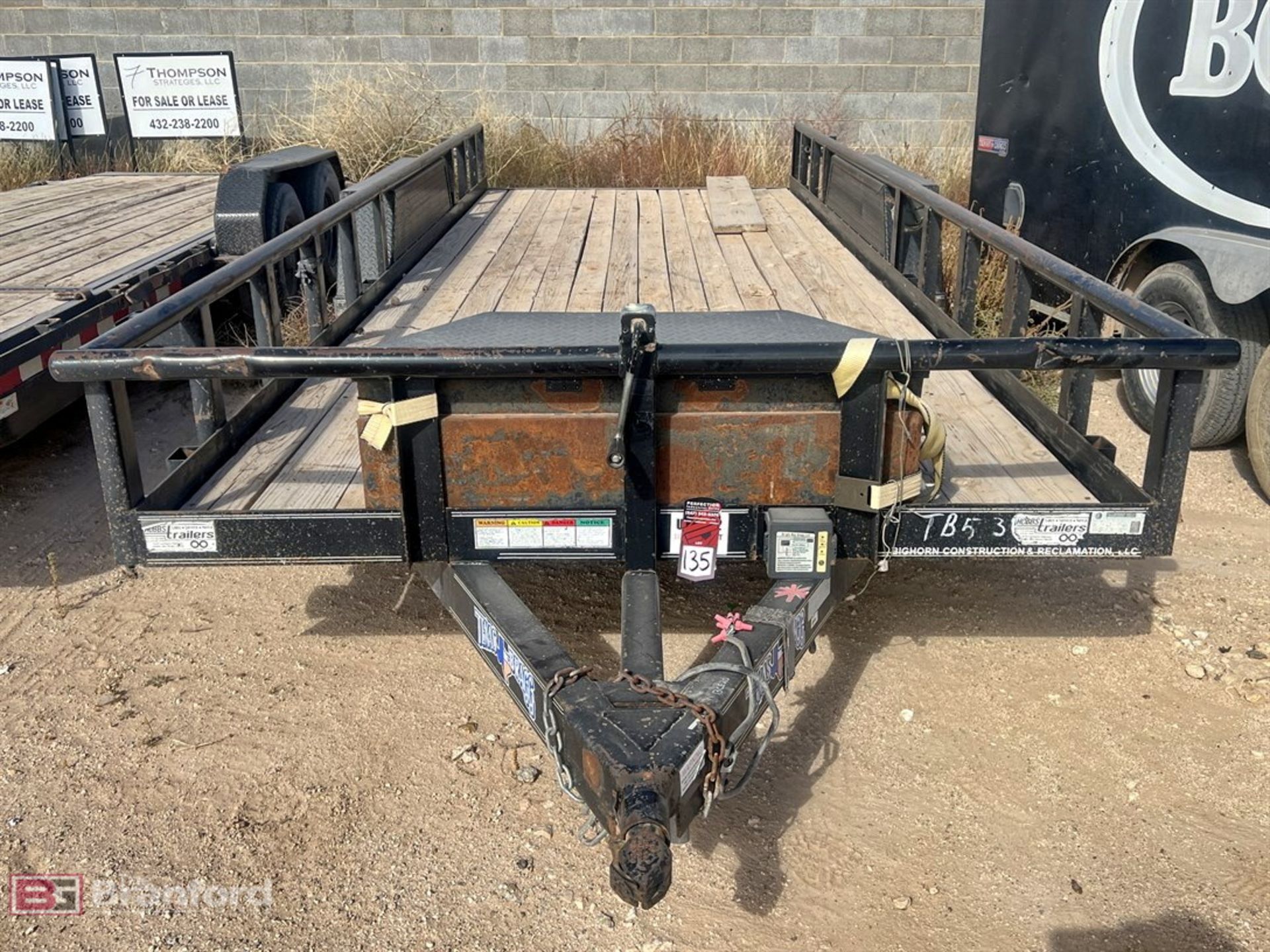 2018 Texas Bragg equipment trailer - Image 2 of 7