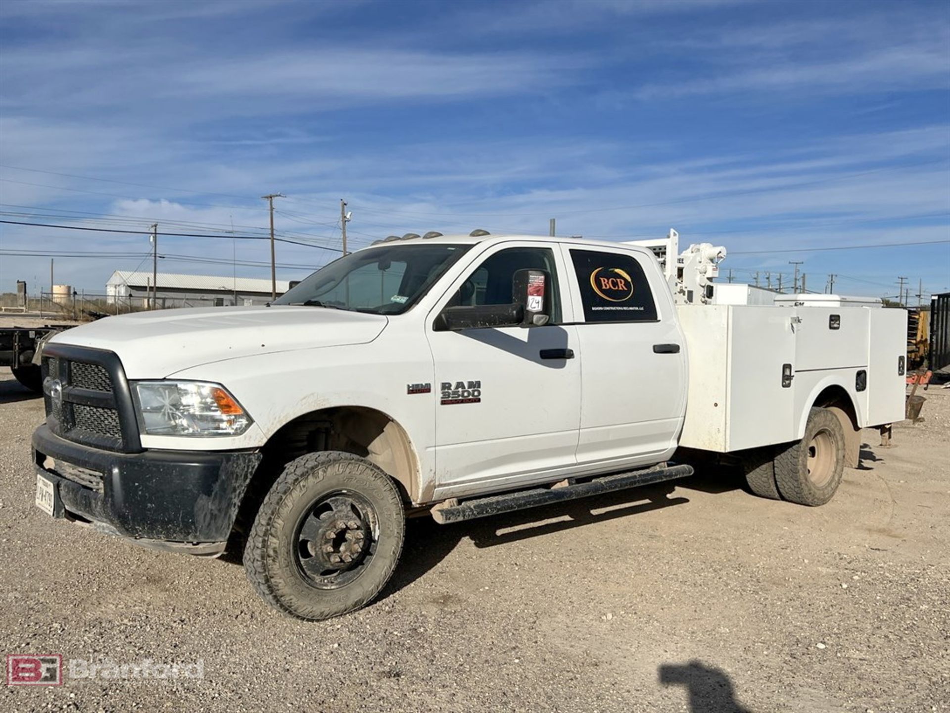 2018 Ram 3500 heavy duty crew cab 4x4 mechanics truck