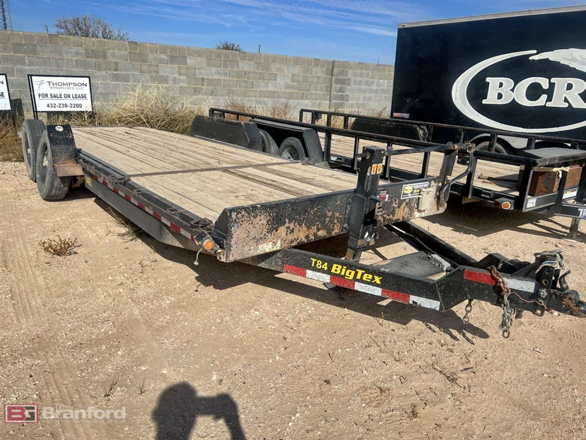 2020 Big Tex 14TL22BK tilt deck flatbed trailer - Image 2 of 7