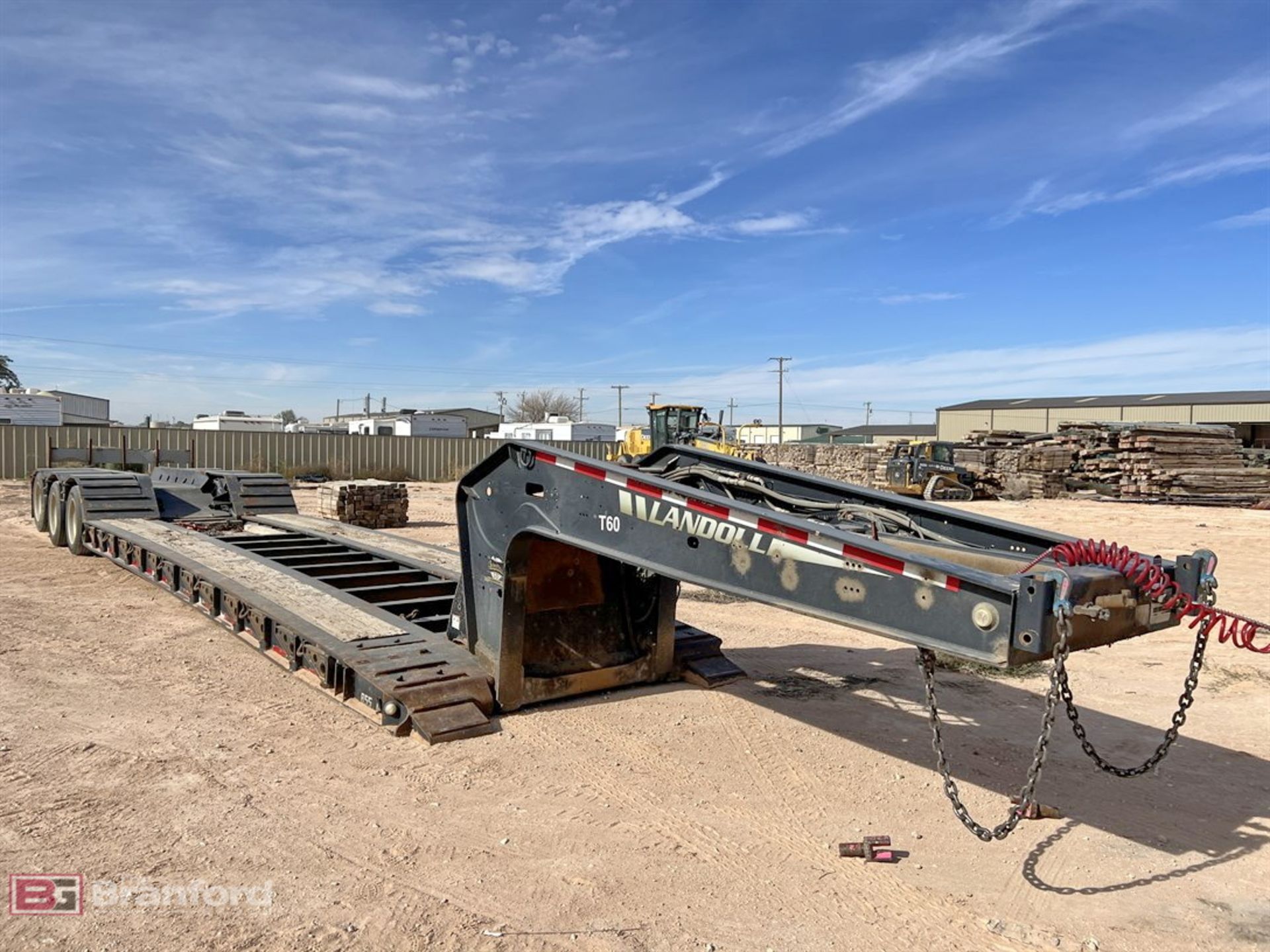 2015 Landoll 855 55-ton tri-axle lowboy trailer - Image 2 of 12