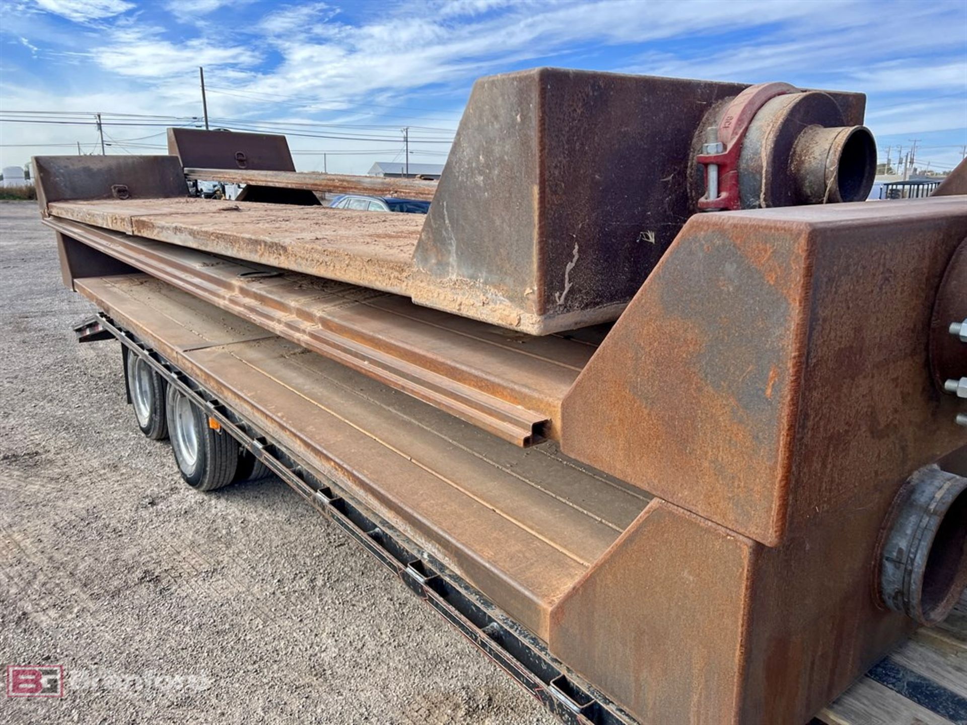 Lot of (3) steel water crossing plates - Image 5 of 6