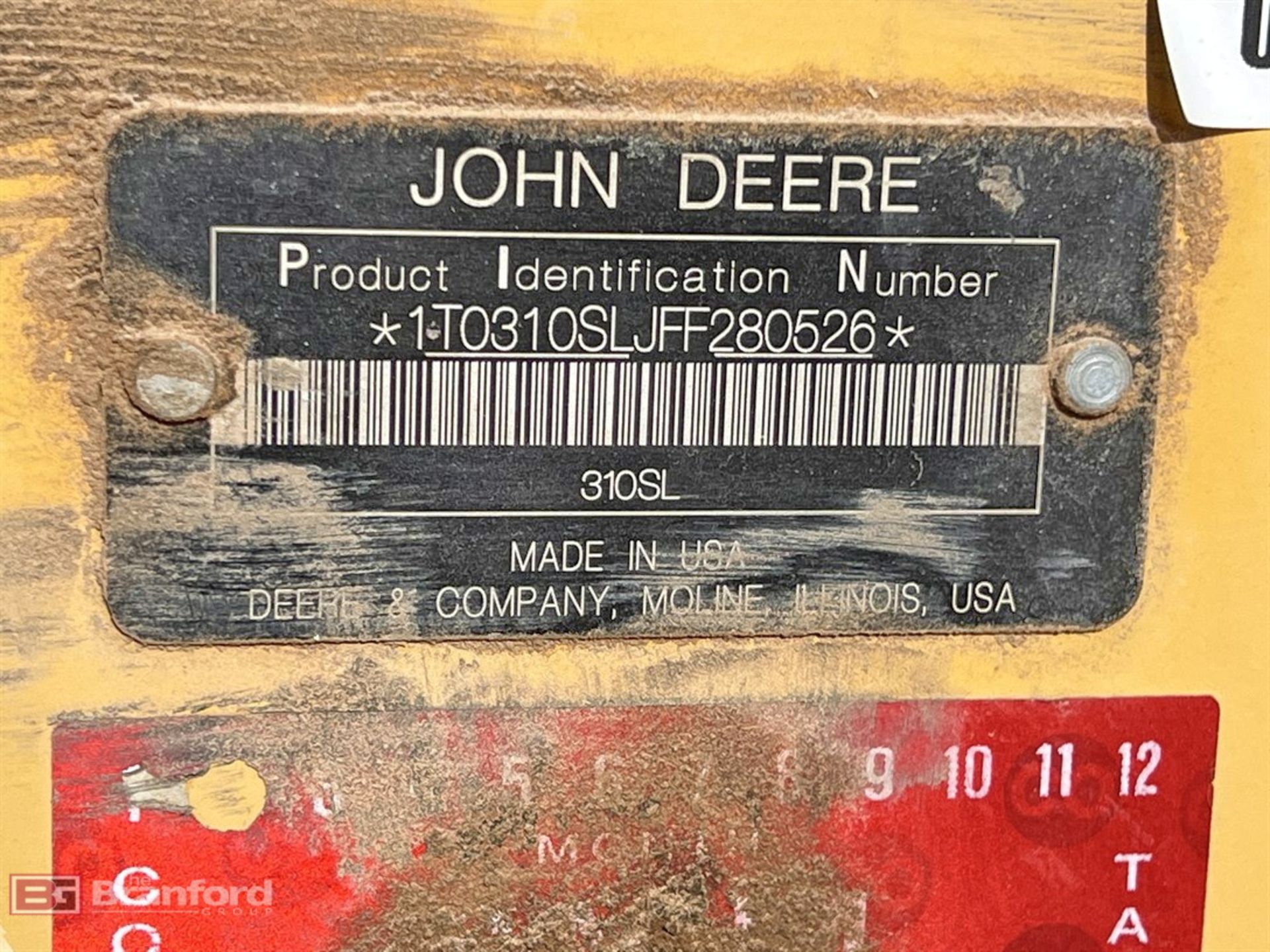 2015 John Deere 310SL 4x4 backhoe - Image 16 of 16