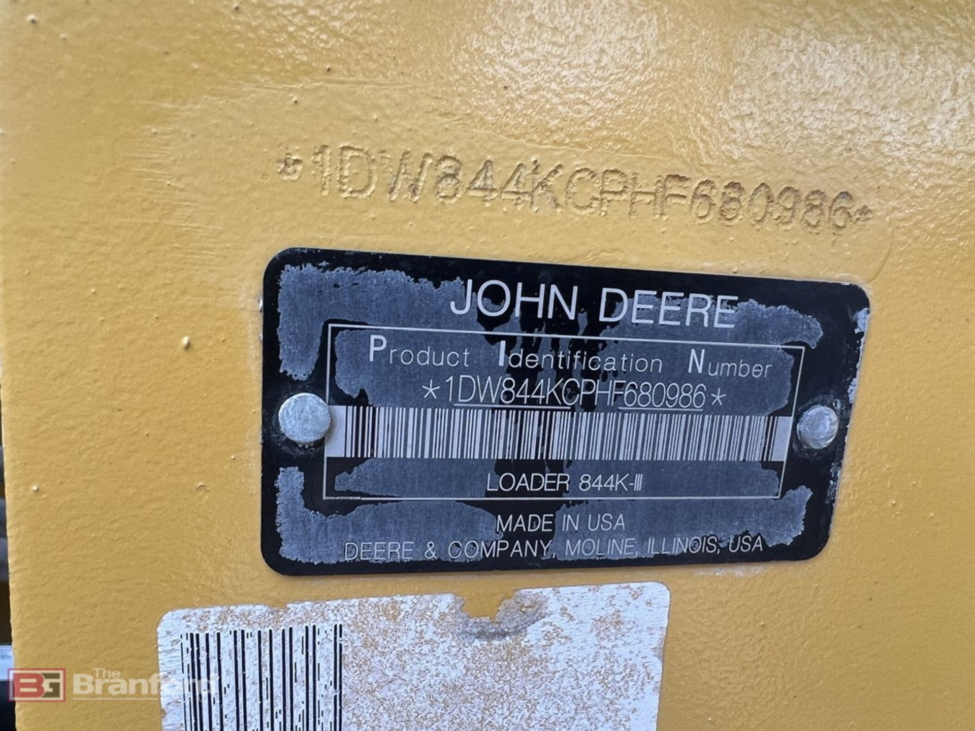 2017 John Deere 844K series III wheel loader - Image 18 of 18
