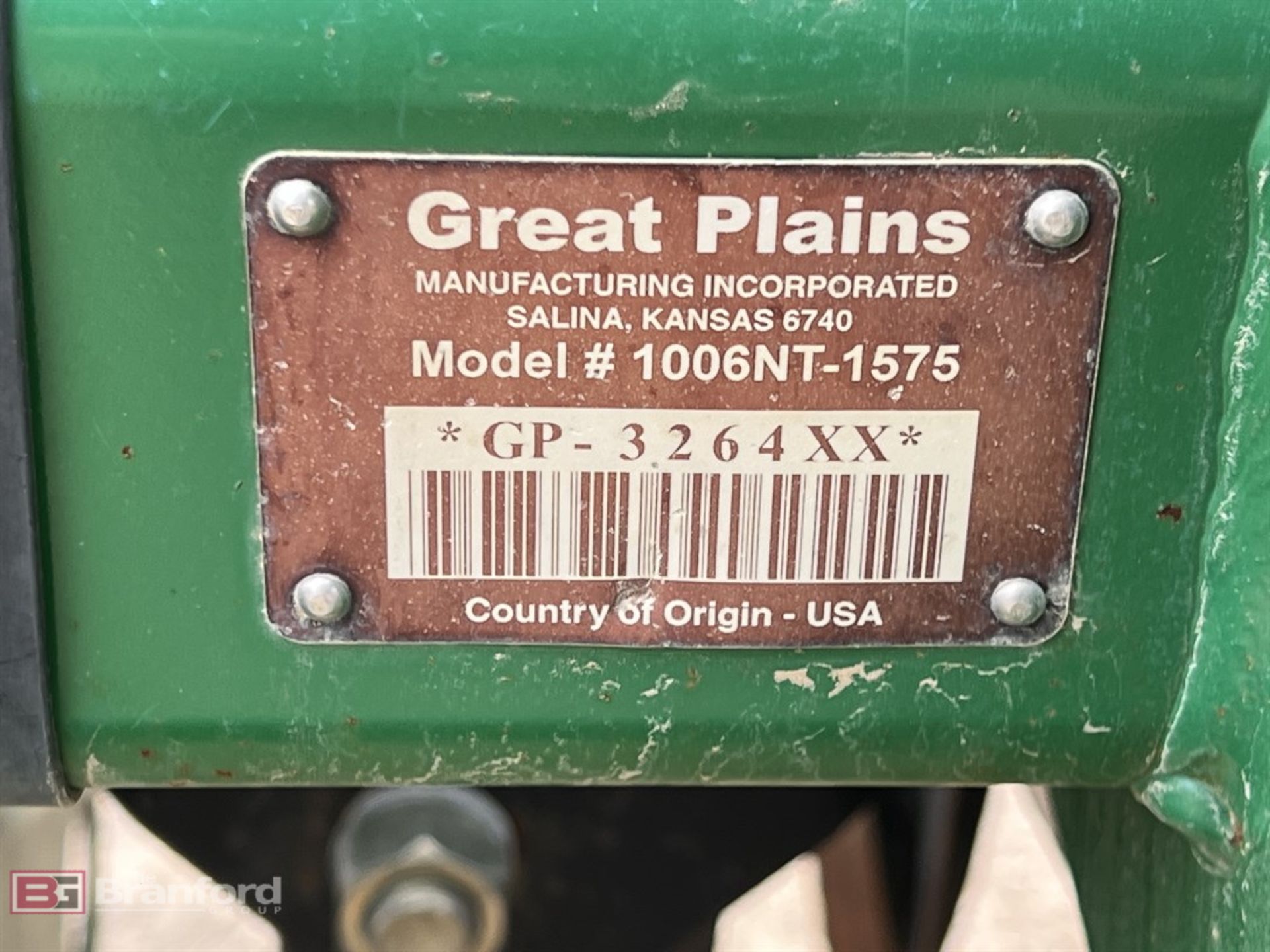 Great Plains 1006NT-1575 seed drill, s/n GP-3264XX - Image 6 of 6