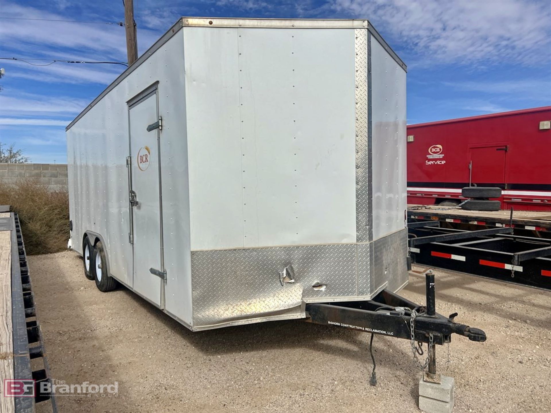 2019 Salvation 85X20TA10K enclosed van trailer