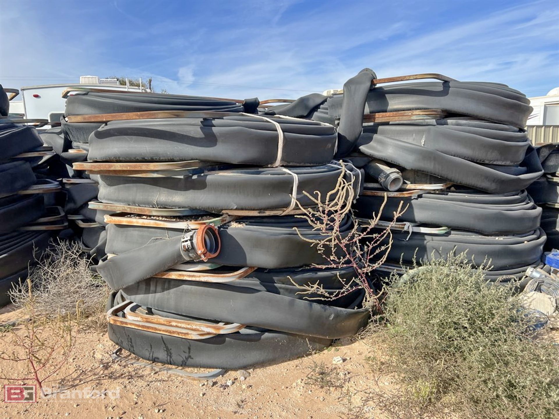 Lot of approx 47,500ft of 6" dia water hose - Image 2 of 6