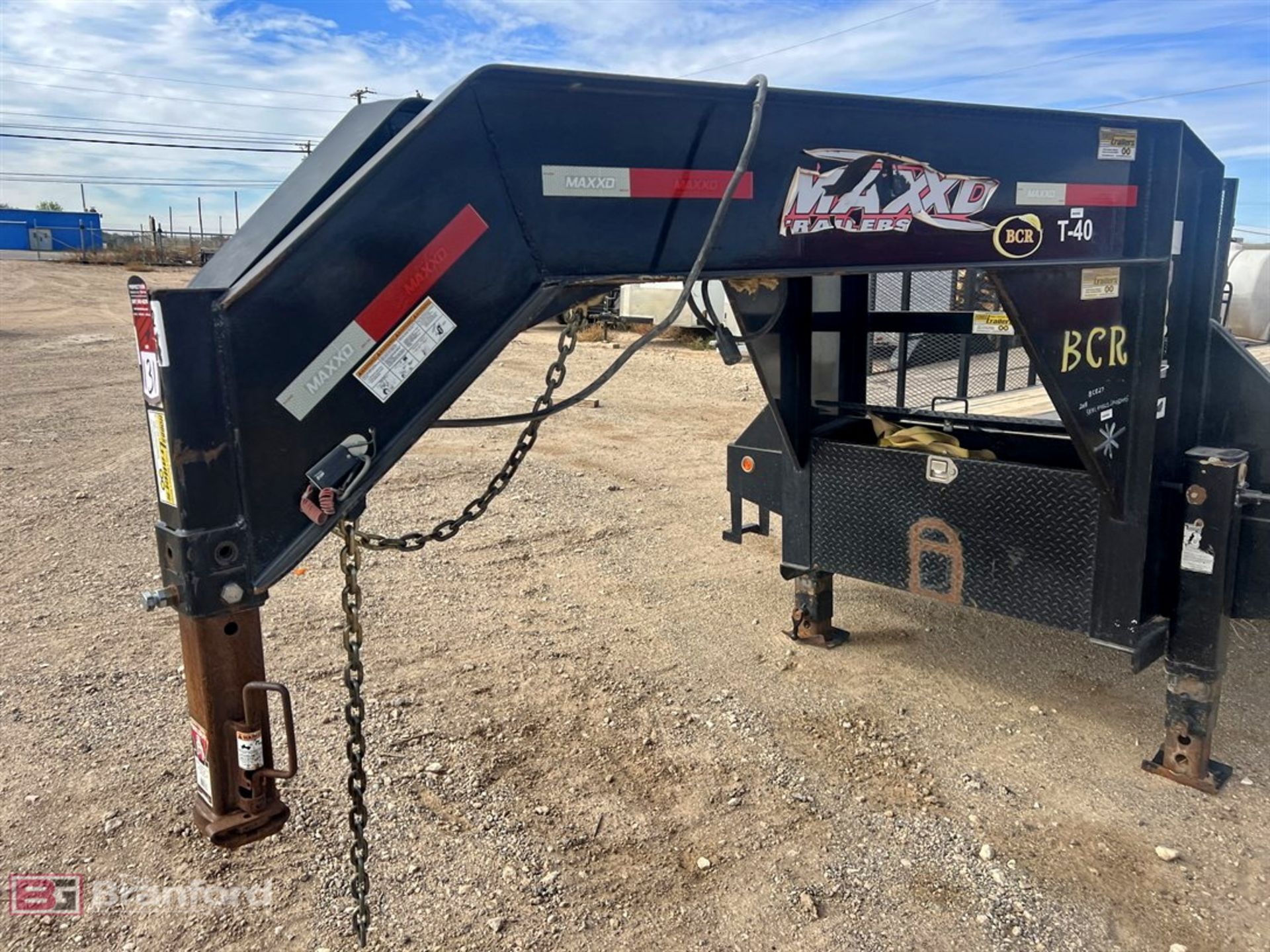 2018 Maxxd gooseneck flatbed trailer - Image 2 of 11