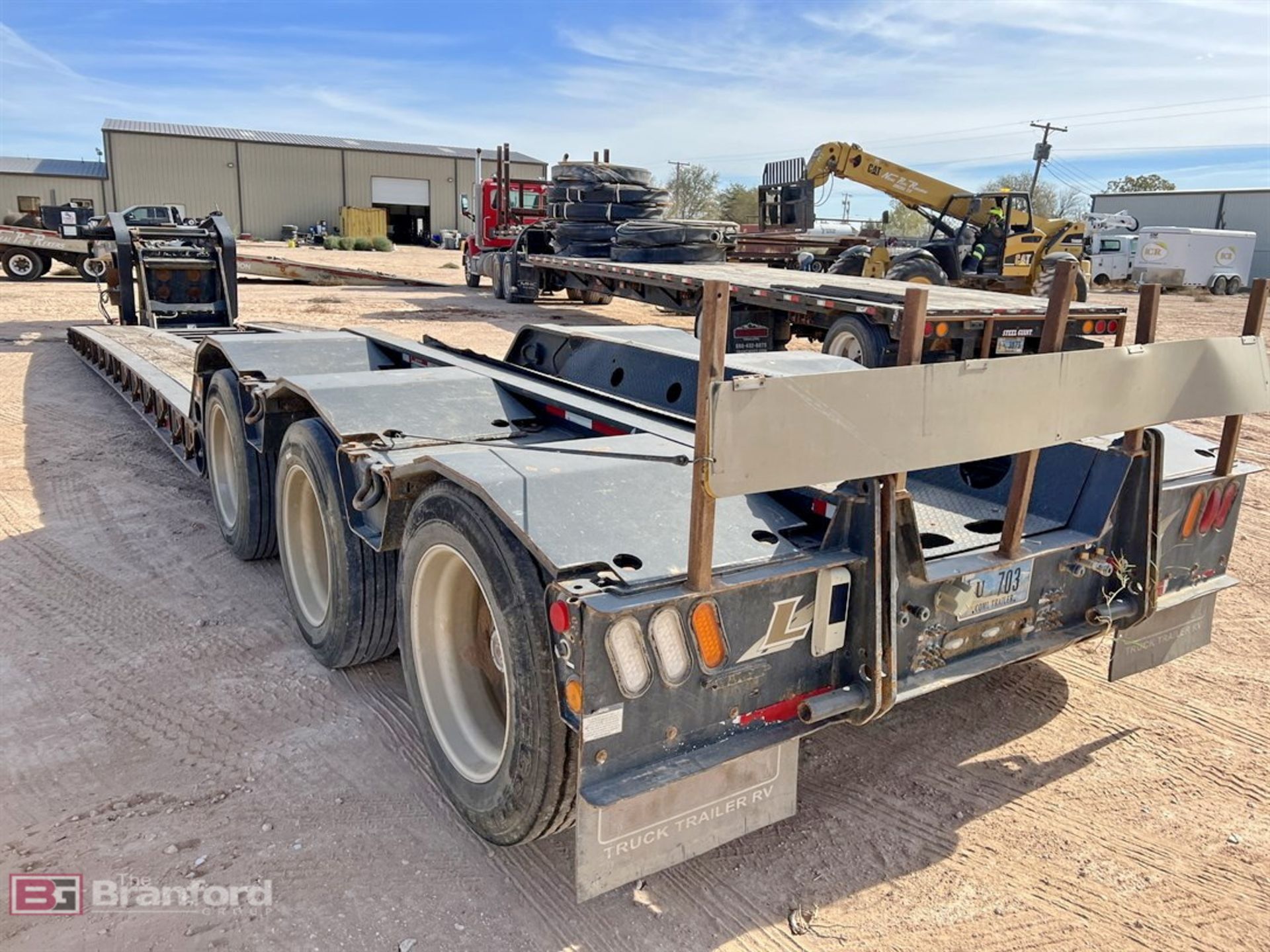 2015 Landoll 855 55-ton tri-axle lowboy trailer - Image 5 of 12